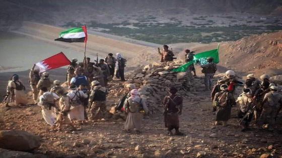 رفع العلم السعودي والإماراتي على سد مأرب في اليمن بالصور